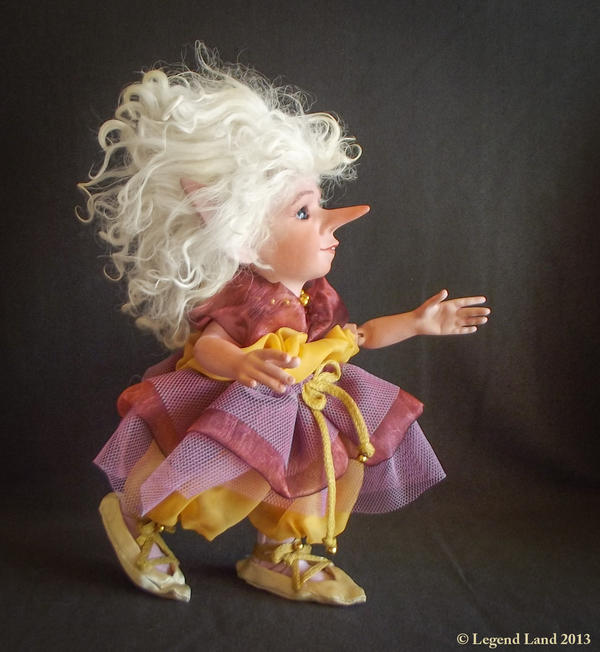 Bianka elf art doll - poseable art doll