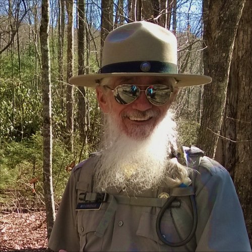 Ranger Ricardo on Middle Prong Trail in GSMNP