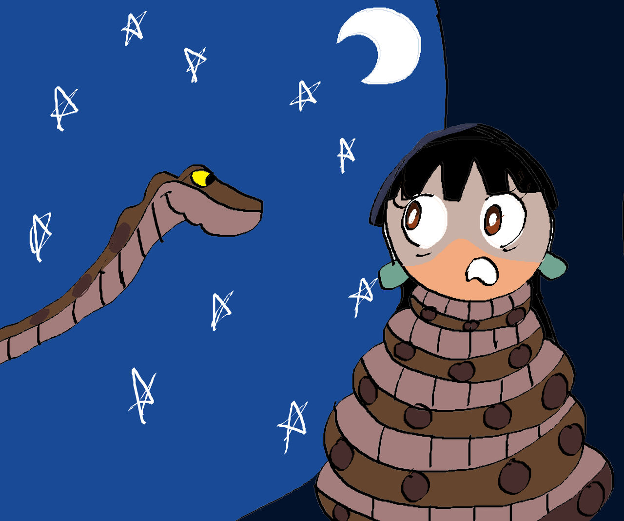 Chel Wrapped By Kaa Request By Megasonicmanlover By Knapple On Deviantart Chel Wrapped By Kaa Request By Megasonicmanlover By Knapple On Deviantart