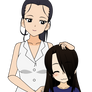 Izumi and her son