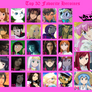 My Top Favorite 30 Heroines
