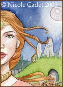 Celtic Moon ACEO