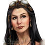 Lunzie female mage character commission