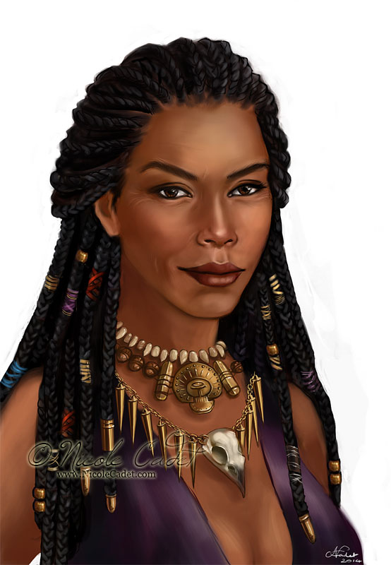 Voodoo Witch DragonAge RPG portrait