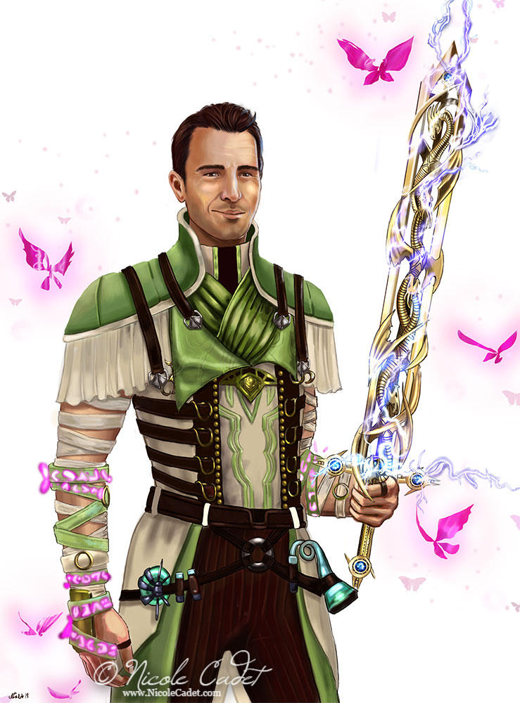 GW2 Male Mesmer Commission by NicoleCadet on DeviantArt