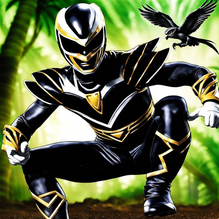 Jungle Ranger Cartoon Power Ranger Jungle Fury Black Ranger by kayrose822 on DeviantArt