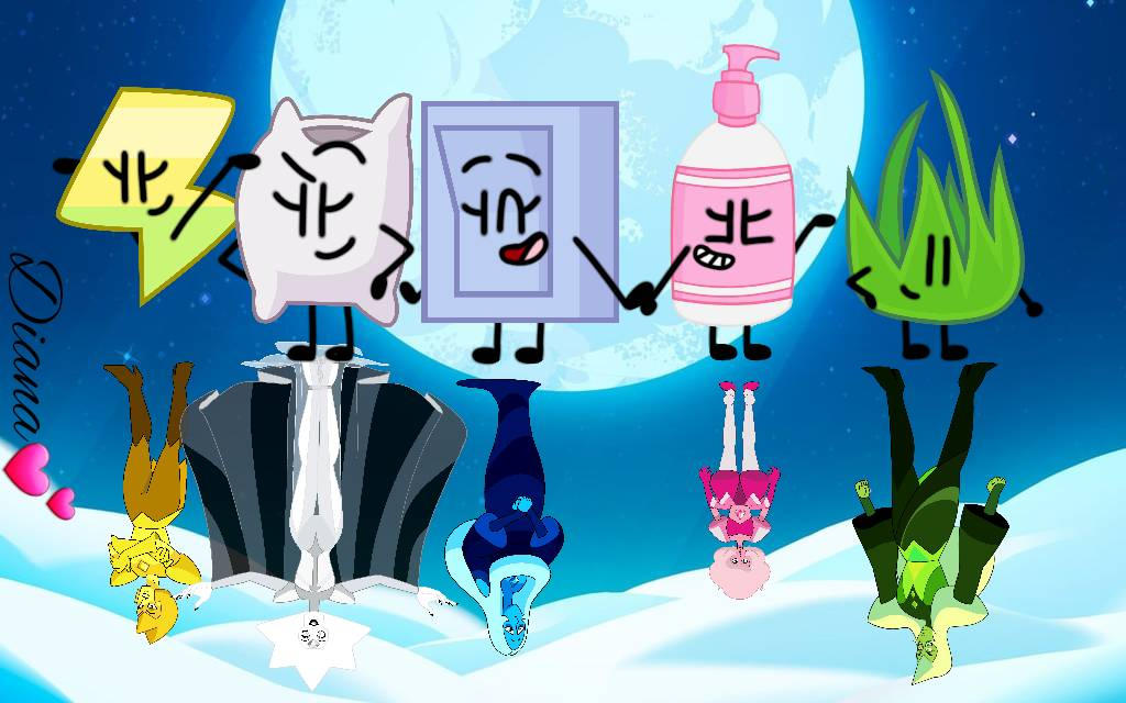 The BFB Character In Different Diamonds by gamerdiana on DeviantArt