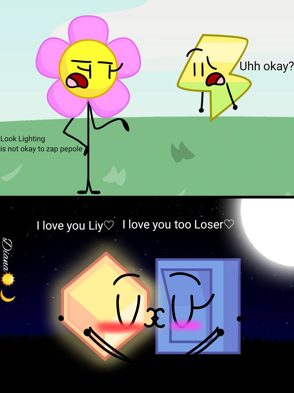 Day and Night by gamerdiana on DeviantArt