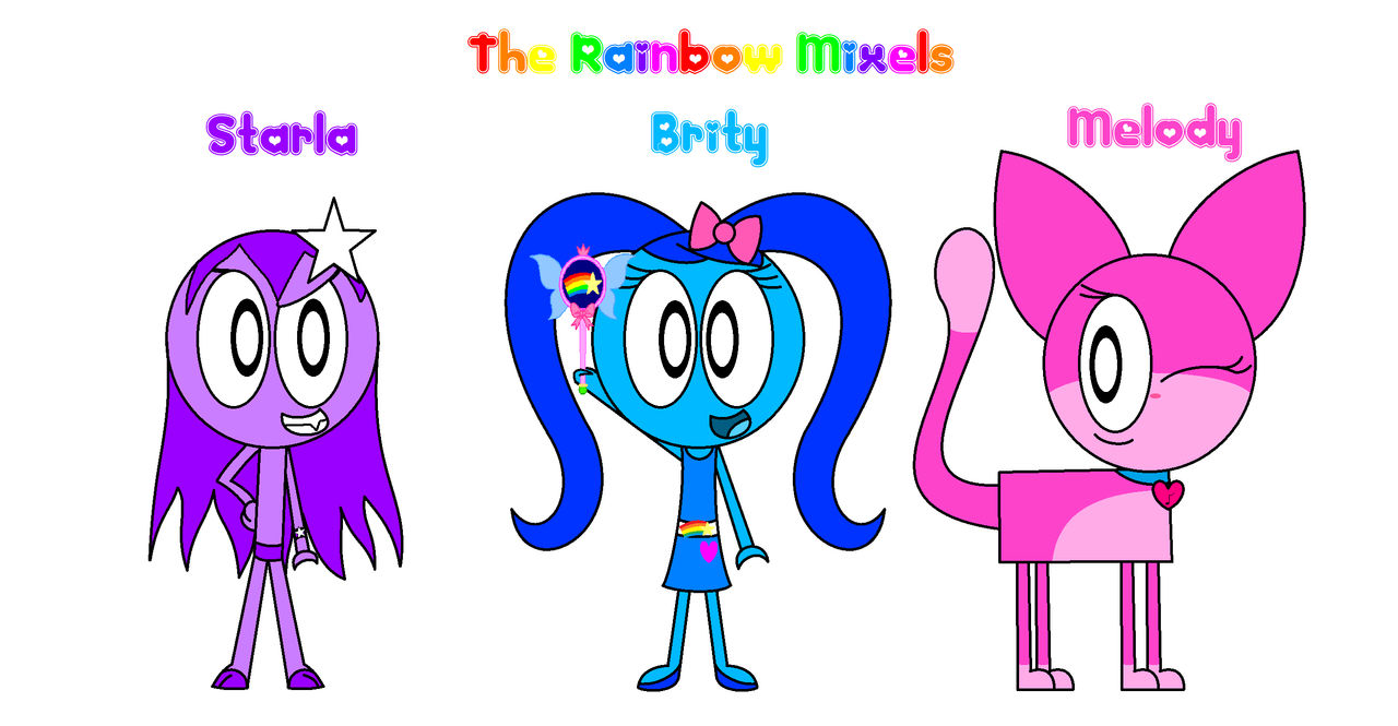 Mixels Rose The Rainbow Mixels My O.Cs by gamerdiana on DeviantArt