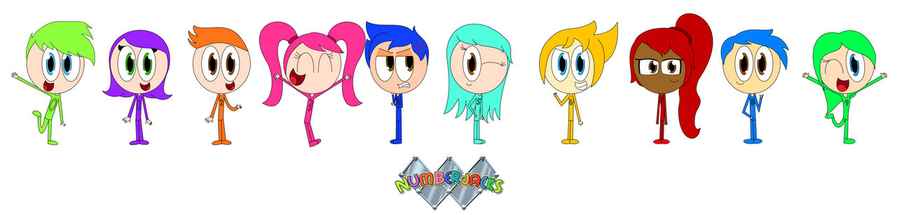 Numberjacks Human Version by gamerdiana on DeviantArt