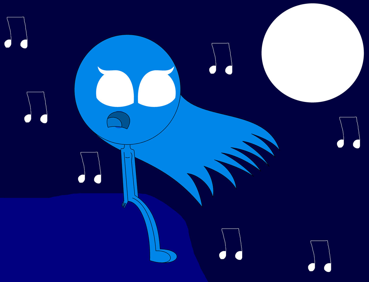 Singing Like a Siren by gamerdiana on DeviantArt