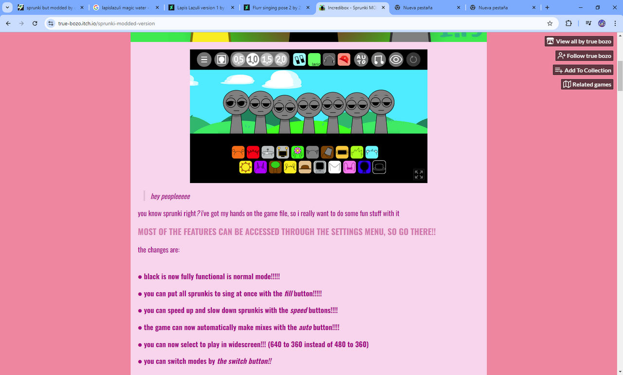 Sprunki Zip Mod Sprunki modded by gamerdiana on DeviantArt