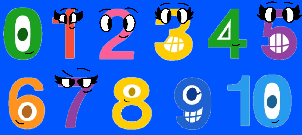 Tvokids Numbers in I ze simp version! by gamerdiana on DeviantArt