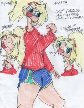 DCL's Disney animation-style cartoon women: Arista