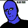 blue man