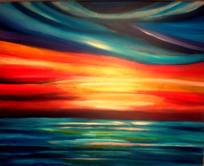 Abstract sunset.