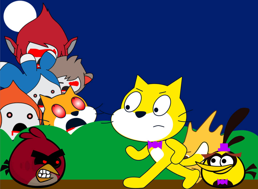 Red Cat Spring Red.Exe Vs Spring Scratch Cat Spring Bubbles by Snifflesfun1999 on ...