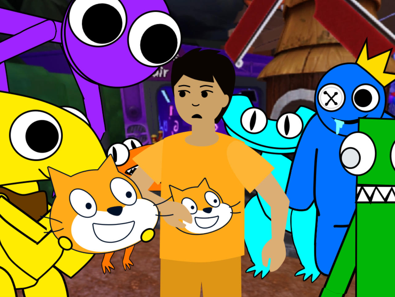 Sad Scratch Rainbow friends: Scratch cat sad story by Snifflesfun1999 on DeviantArt