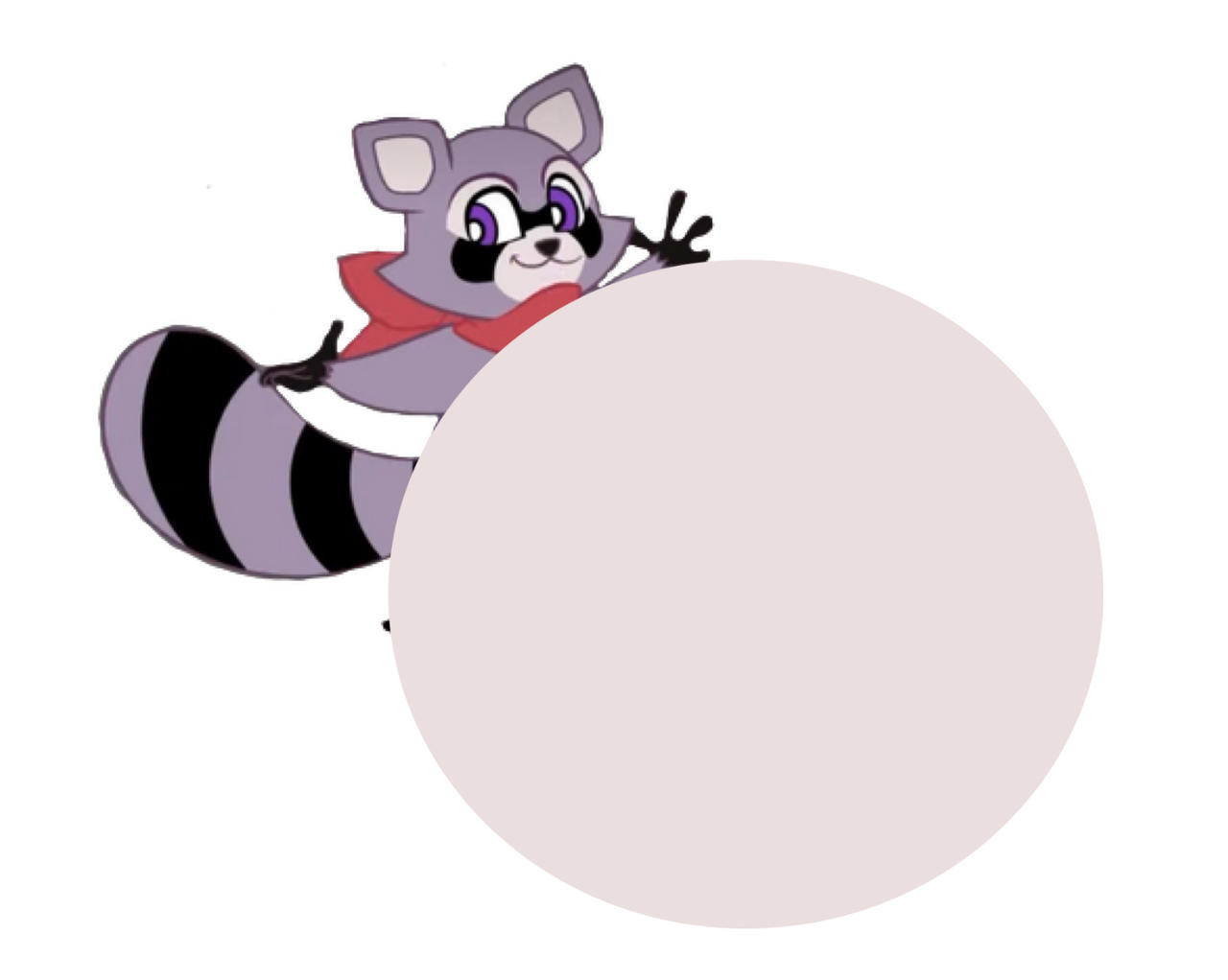 Fat Rambley Raccoon by Snifflesfun1999 on DeviantArt