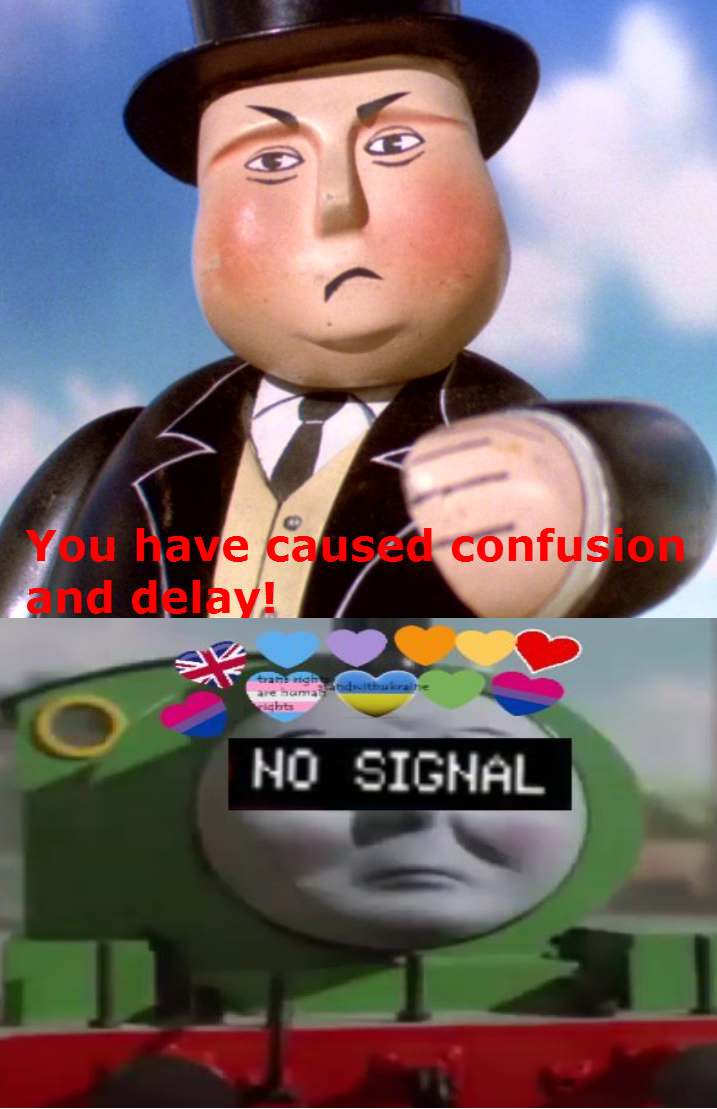 Fat Controller Pride The Fat Controller scolds Kit Lynton Green by DanTEHMan2001 on DeviantArt