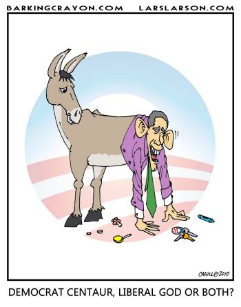 Democrat Centaur Obama