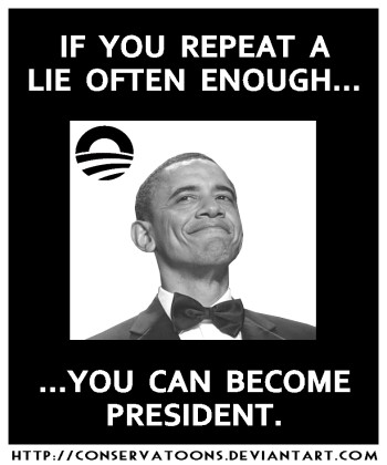 Obama Repeating Lies
