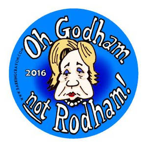 Oh Godam not Rodham button