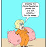 Transparent Hillary cartoon