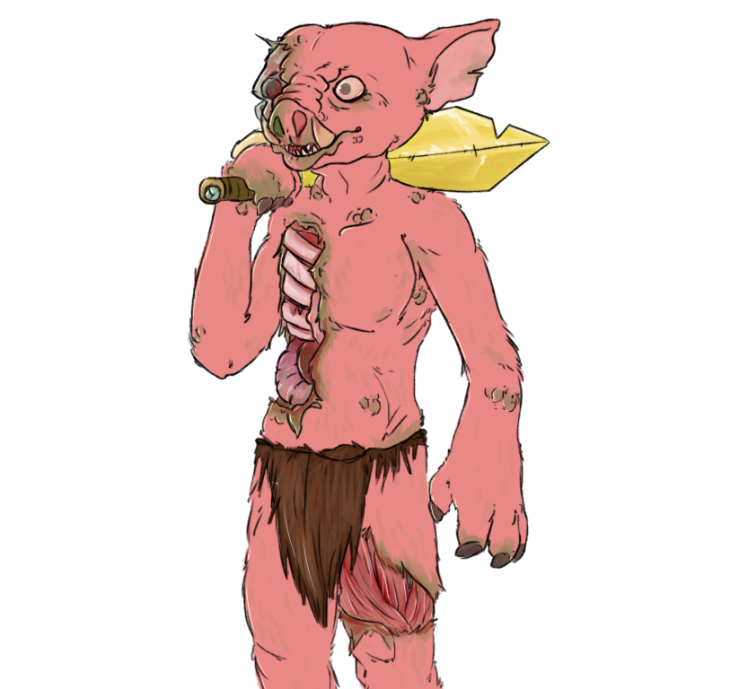 Zombie Pigman By Snazzygator On Deviantart Zombie Pigman By Snazzygator On Deviantart