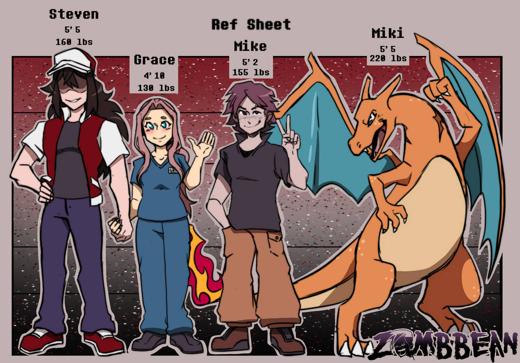 Character Strangled Strangled Red Character Ref Sheet by Zombbean on DeviantArt