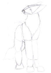 WIP-MAY06 Wolf Standing