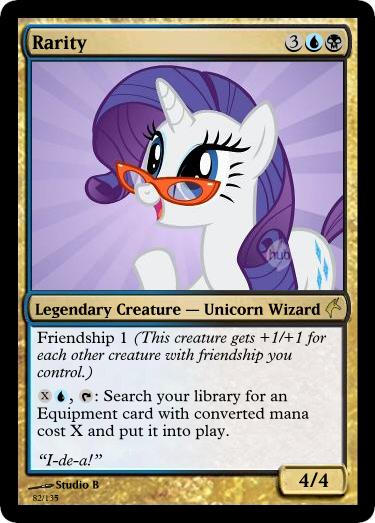 Rarity MtG by Shadic-X-Hedgehog on DeviantArt