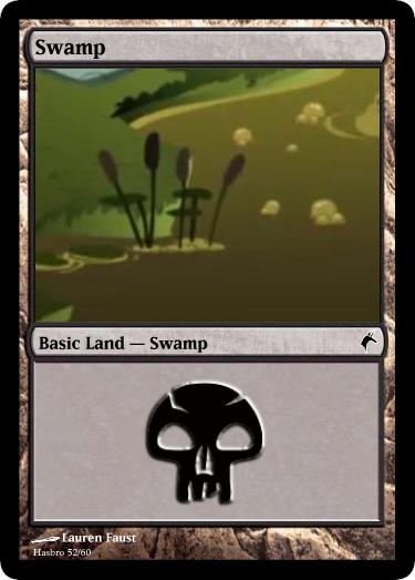 Swamp 1 MtG