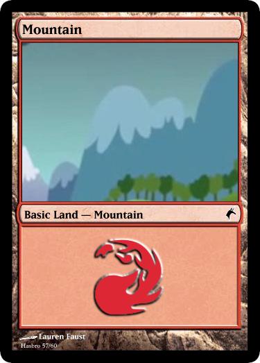 Mountain 1 MtG