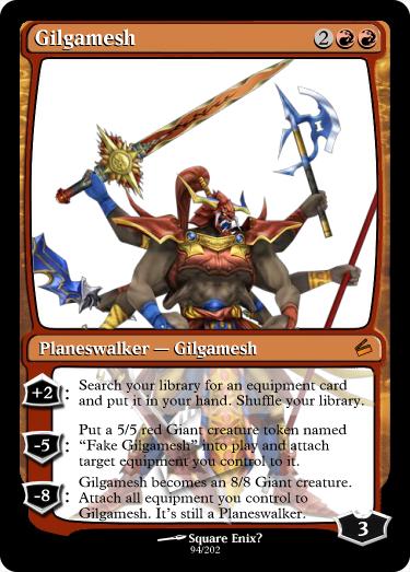 gilgamesh mtg card Gilgamesh, Master-at-Arms (foil)