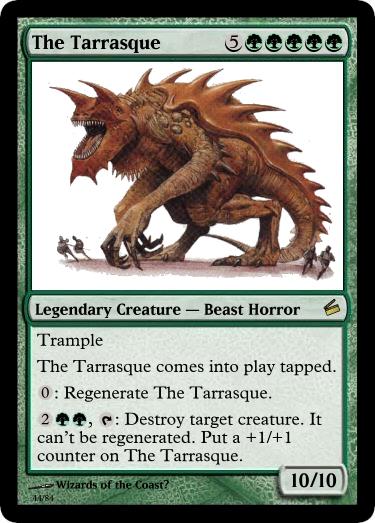 The Tarrasque MtG