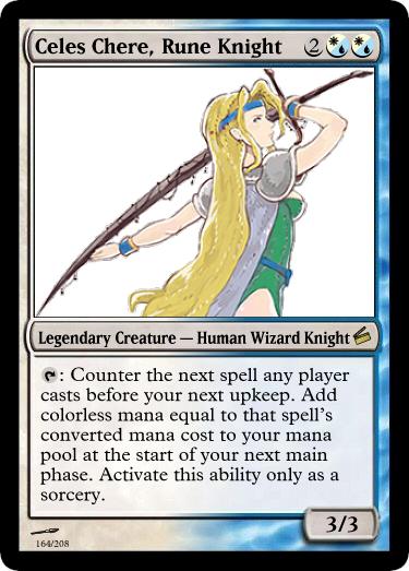 Celes Chere Rune Knight MtG by Shadic-X-Hedgehog on DeviantArt