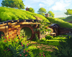 Environment study | Hobbiton