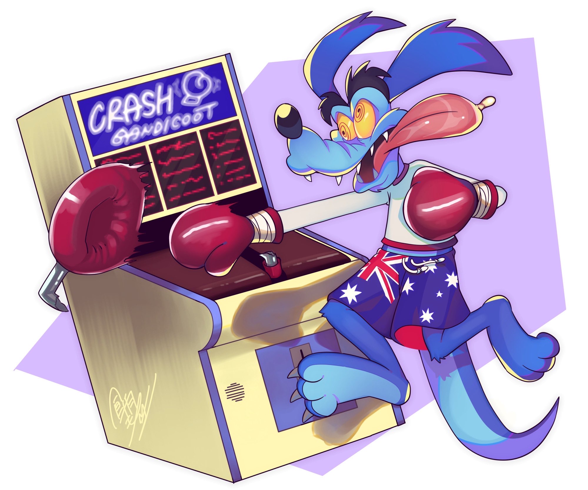 Boxer Ripper Roo Ripper Roo Boxing (commission from M5Mona) by Filfil-Osophy on DeviantArt