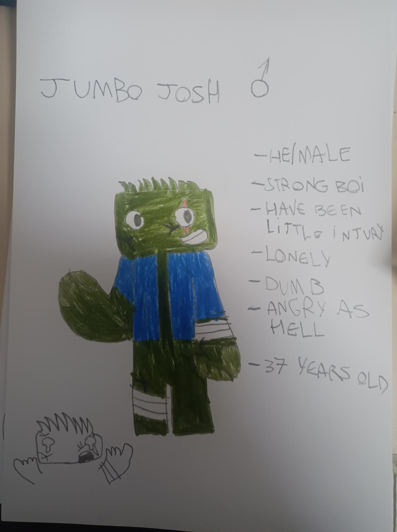 Jumbo Josh? Where are you? by KumaDraws334 on DeviantArt