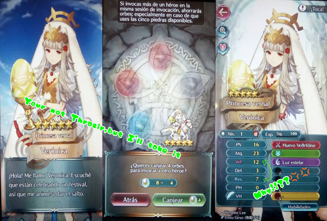 Feh:I got Spring Veronica by DjCinnccing on DeviantArt