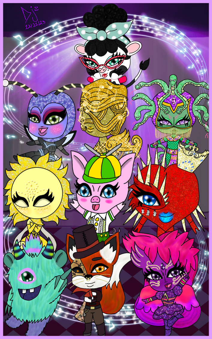 Mask Singer Deviantart The Masked Singer Champions by DjCinnccing on DeviantArt