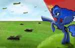 Comrade Luna calls to battle by Bacbko