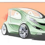 hybrid car sketch 2