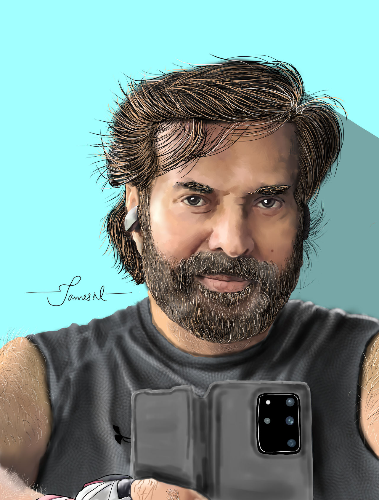 Megastar Mammootty mammootty_drawing by jamesjohnchristy on DeviantArt