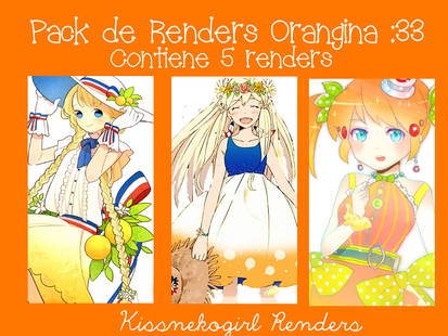 Pack de renders Orangina n_n