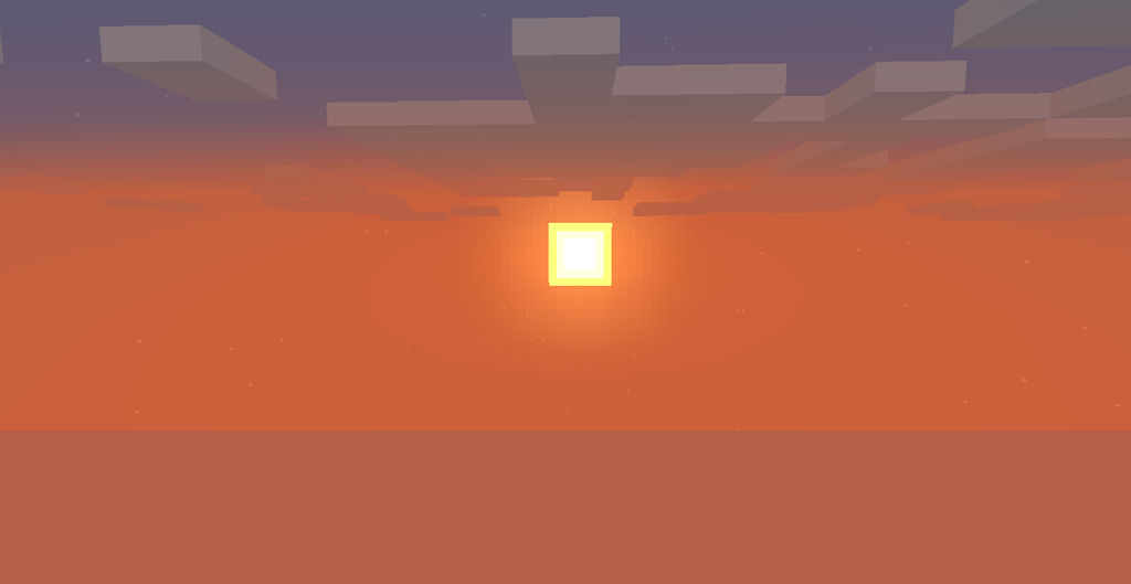 Sunset Base Minecraft Minecraft Sunset by PaintedMagic on DeviantArt