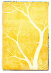 Paper texture 'yellow tree' | PNG by mercurycode