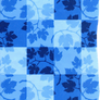 Blue leaves gift wrap paper | PNG
