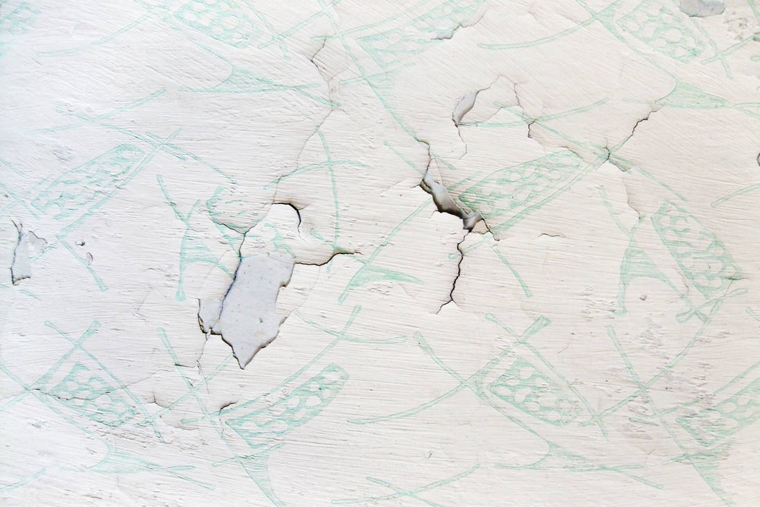 Old flaking wallpaper with mint pattern by mercurycode on DeviantArt